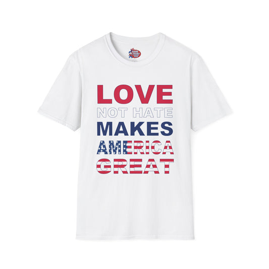 Patriotic Love Not Hate T-Shirt