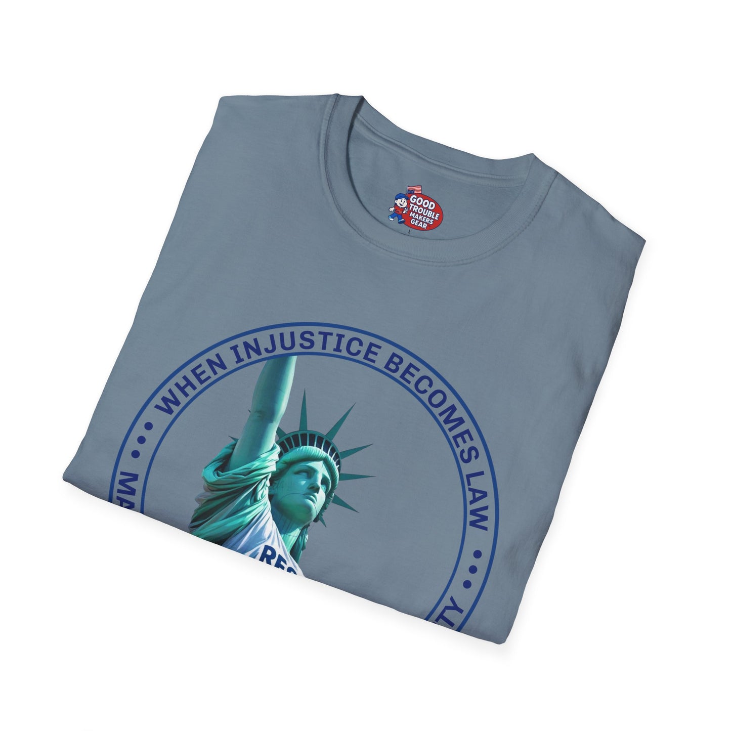 Statue of Liberty Resist Duty T-Shirt