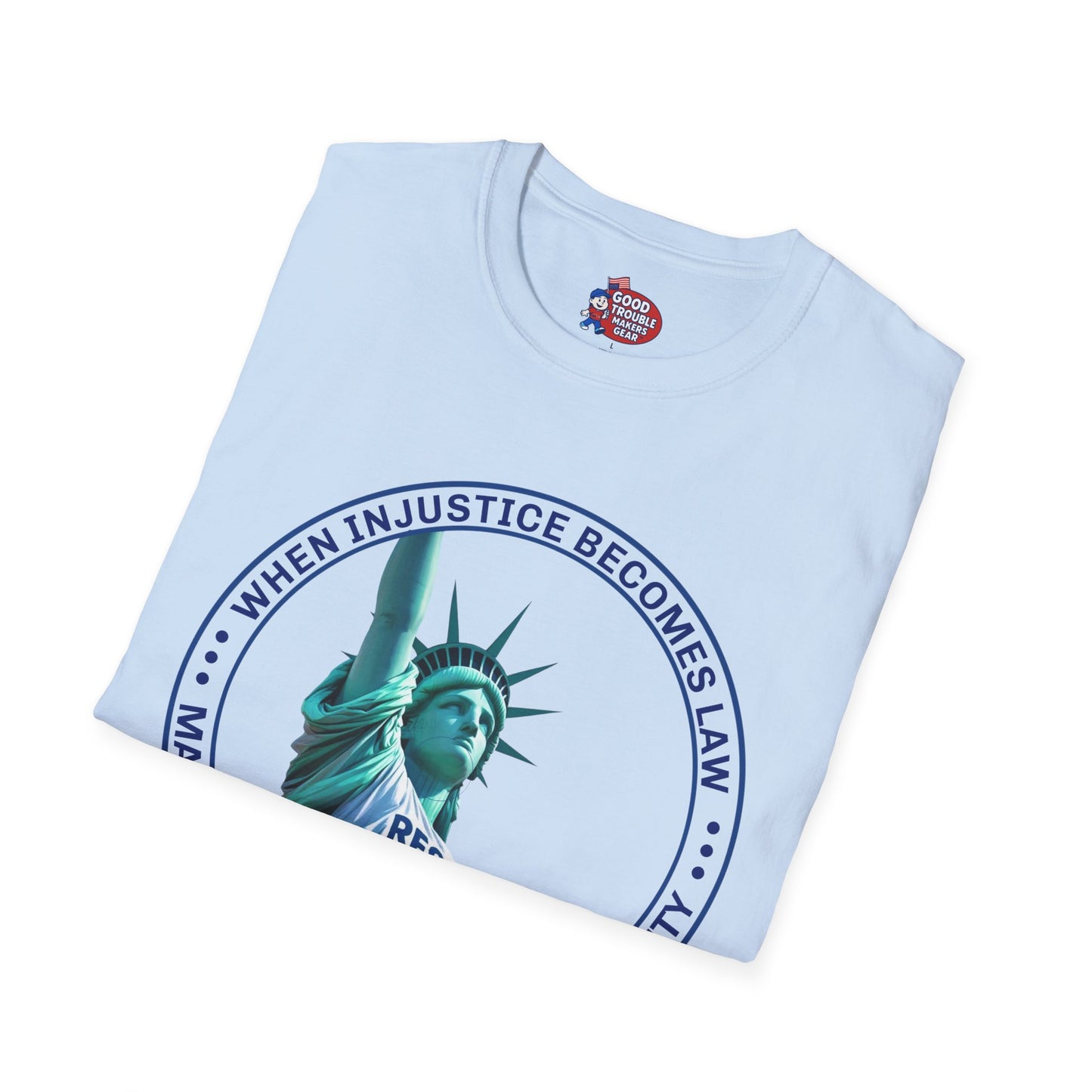 Statue of Liberty Resist Duty T-Shirt