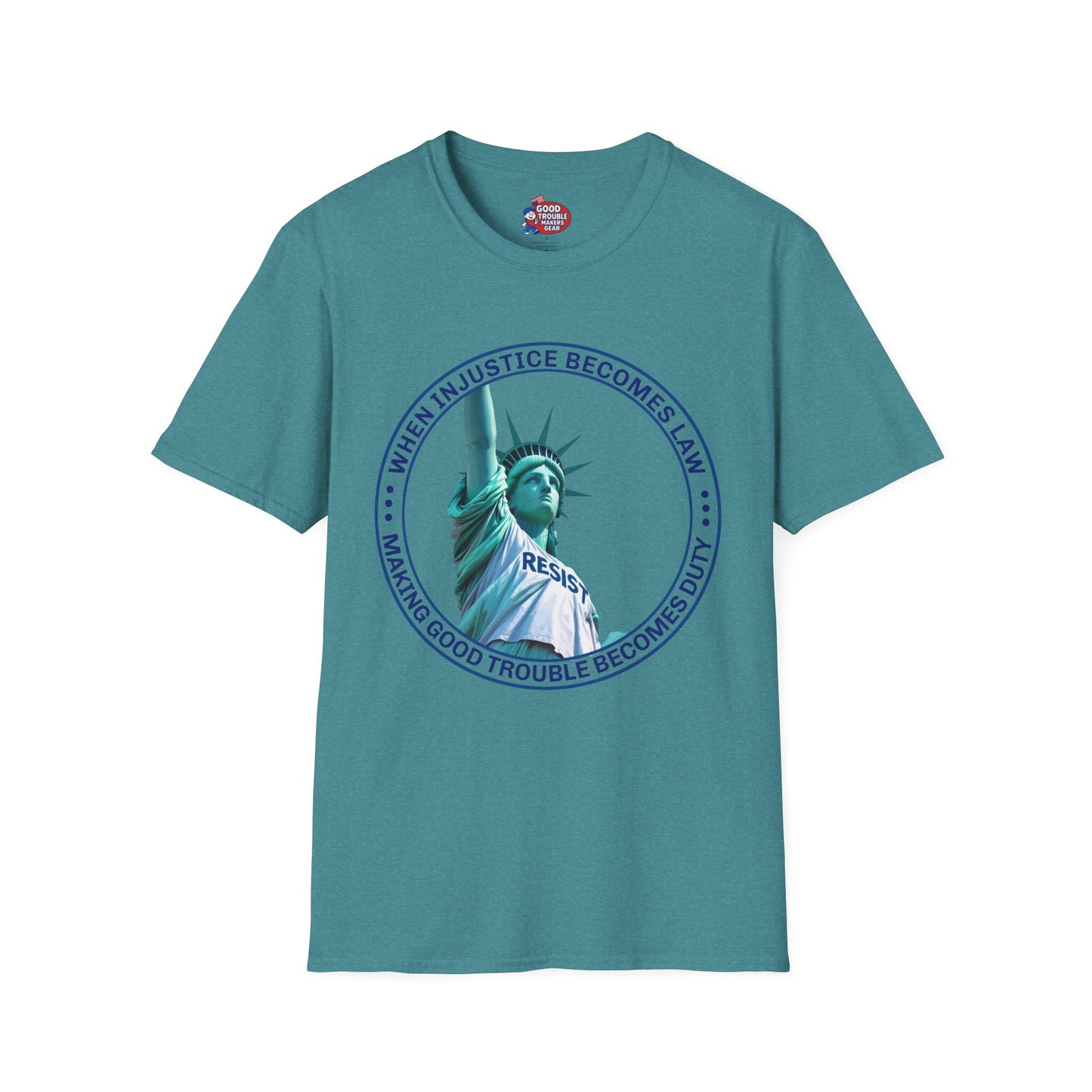 Statue of Liberty Resist Duty T-Shirt
