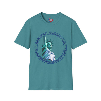 Statue of Liberty Resist Duty T-Shirt