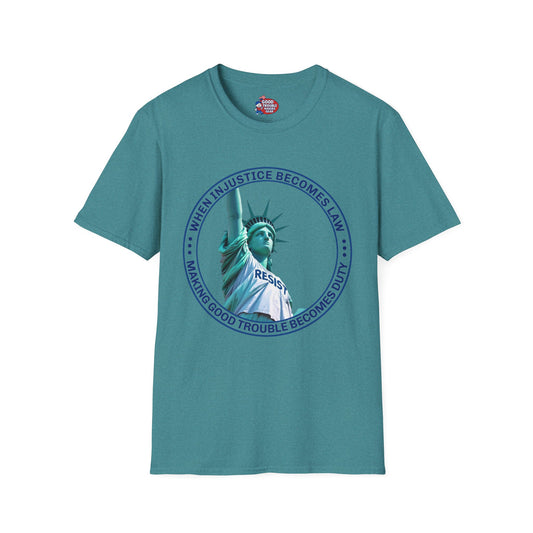 Statue of Liberty Resist Duty T-Shirt