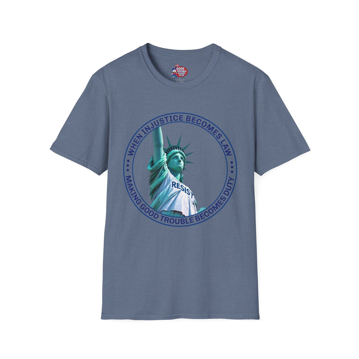 Statue of Liberty Resist Duty T-Shirt