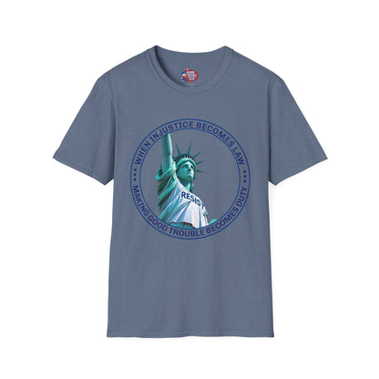 Statue of Liberty Resist Duty T-Shirt