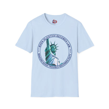 Statue of Liberty Resist Duty T-Shirt